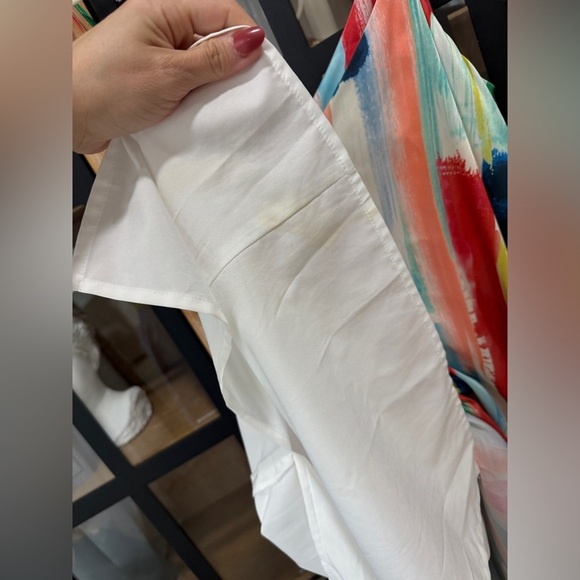 Anthropologie MILLY Becca Watercolor Brushstroke Dress midi maxi a-line colorful - Picture 10 of 13